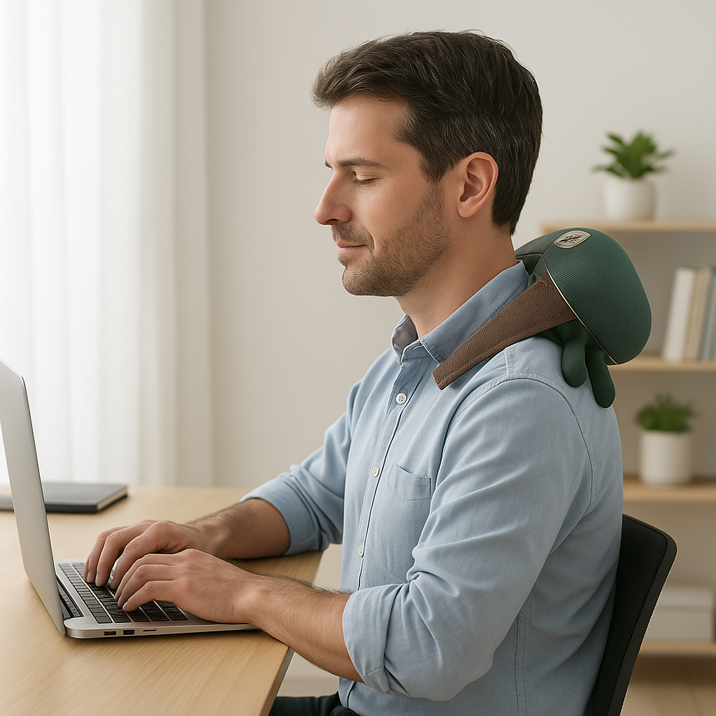 Neck Grips™ Heated Shiatsu Neck Massager