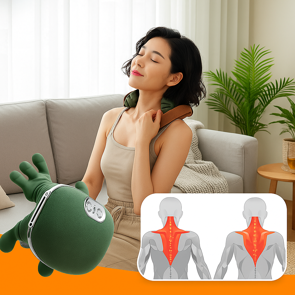 Neck Grips™ Heated Shiatsu Neck Massager
