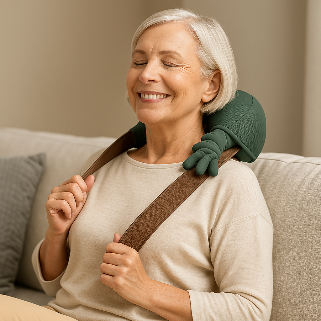 Neck Grips™ Heated Shiatsu Neck Massager