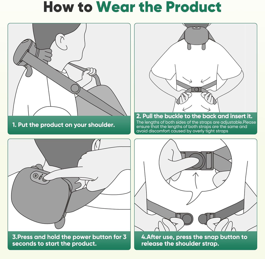 Neck Grips™ Heated Shiatsu Neck Massager