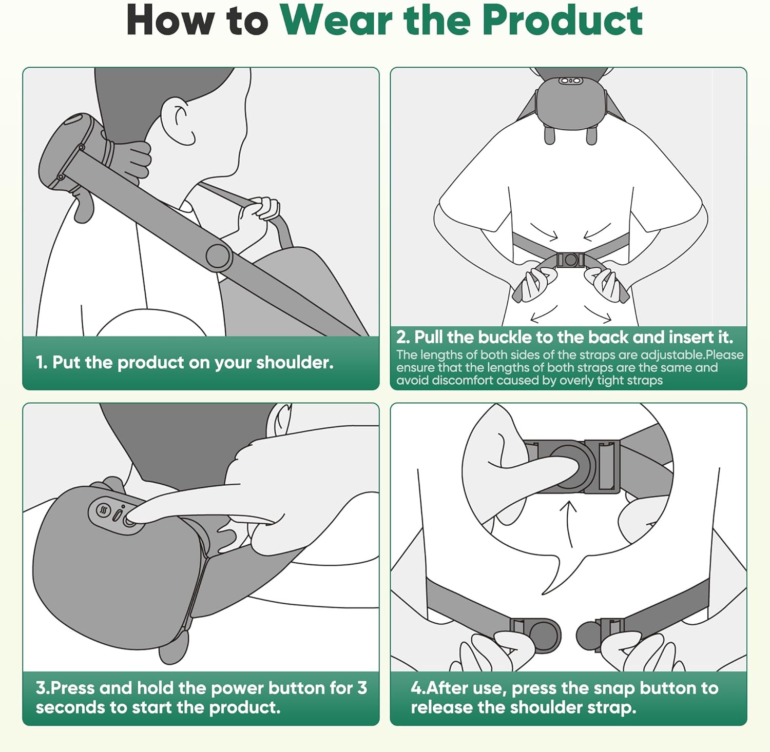 Neck Grips™ Heated Shiatsu Neck Massager