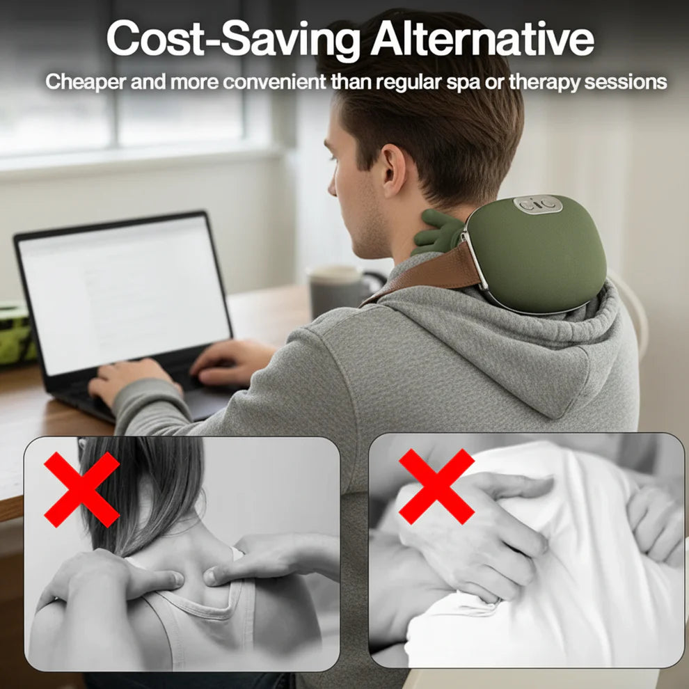 Neck Grips™ Heated Shiatsu Neck Massager