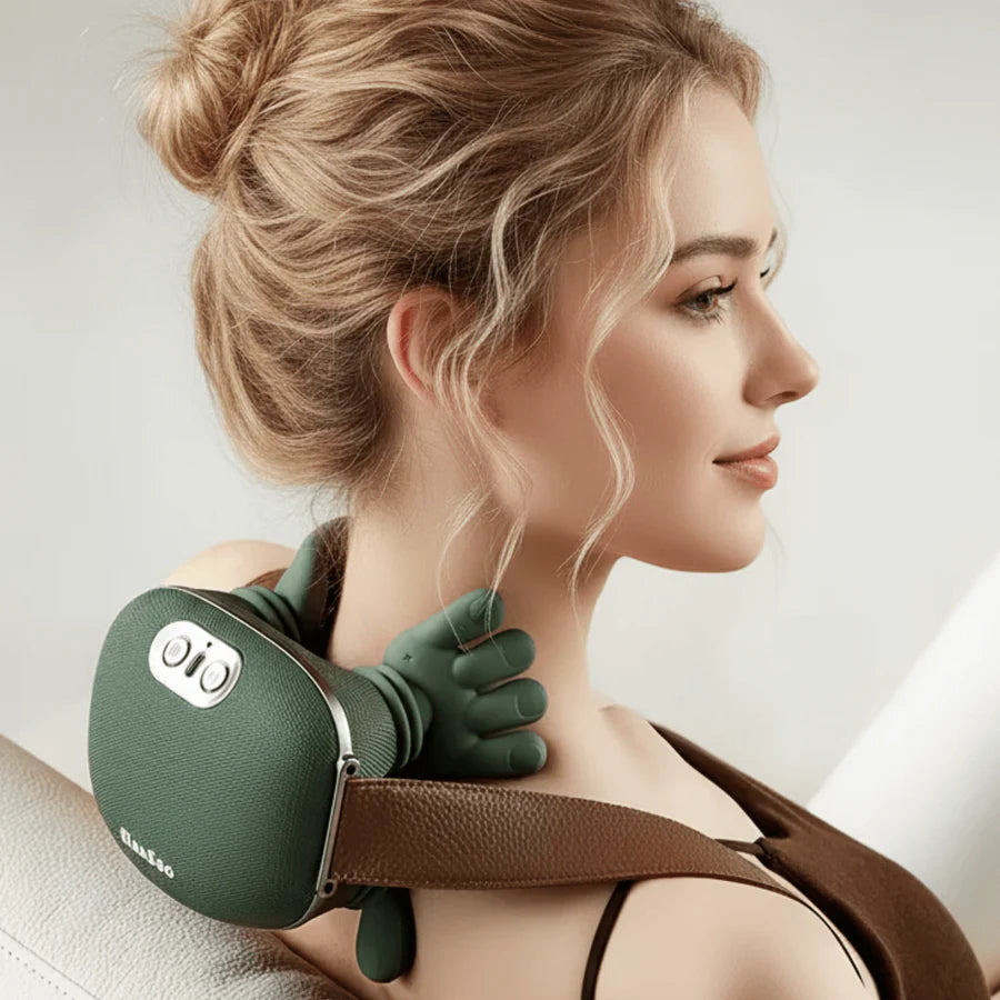 Neck Grips™ Heated Shiatsu Neck Massager